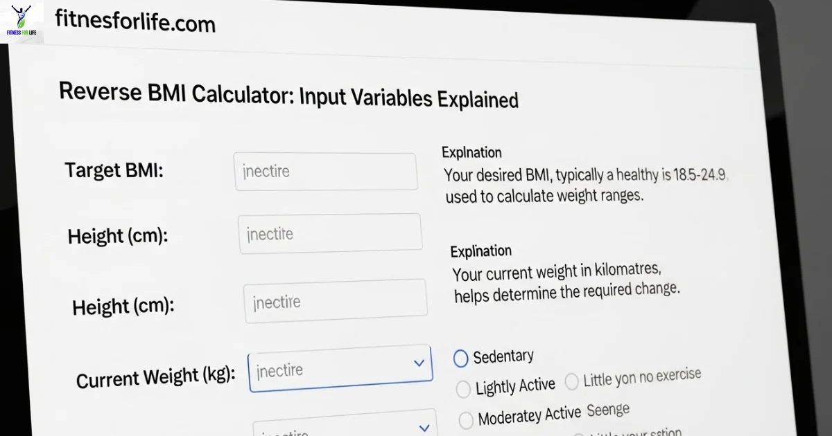 BMI Input Variables Explained